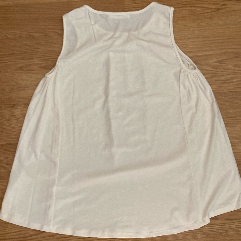 Ces Femme Cream Rodeo Town Tank Top M Medium - Picture 2 of 5